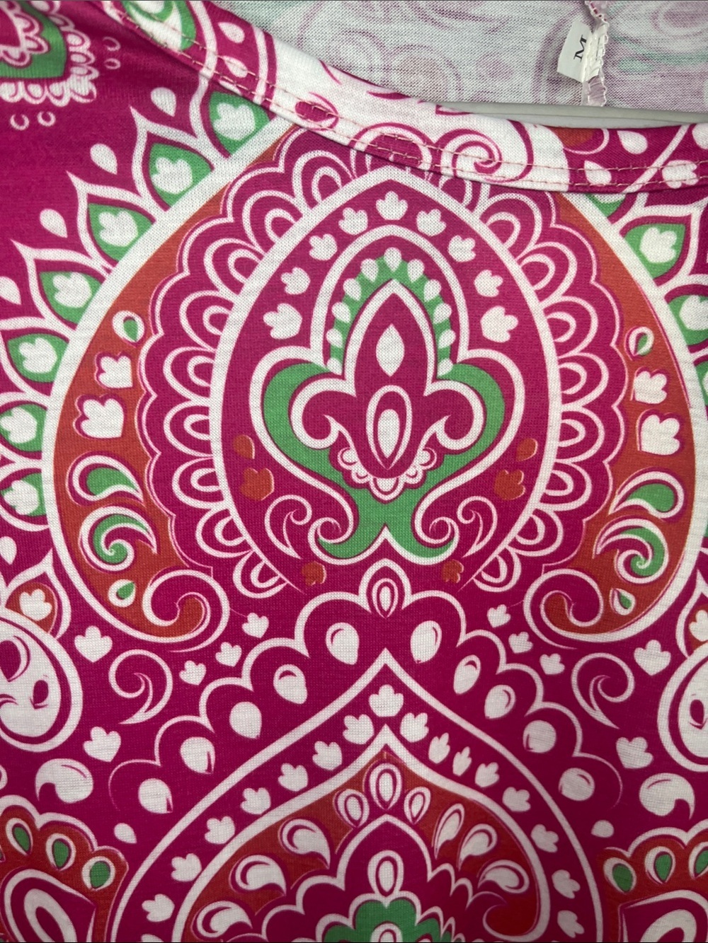 Boutique Pink Paisley Tunic Dress - Picture 2 of 8